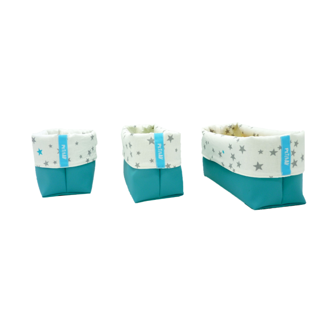 Panière Turquoise
