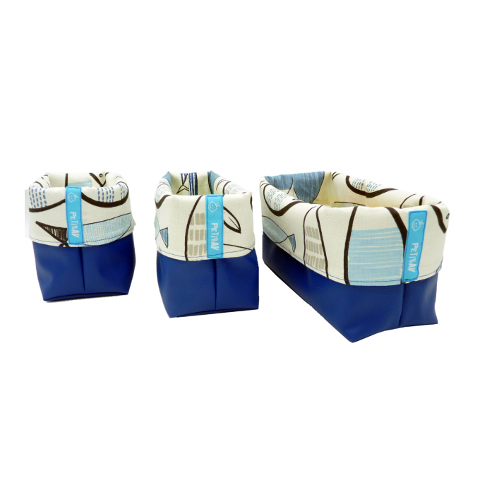 lot de 3 Panières océanes 