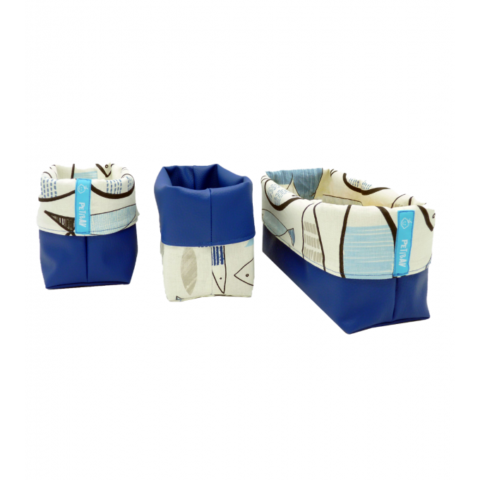lot de 3 Panières océanes 